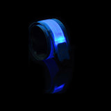 Rechargeable LED arm strap 2-piece set, high visibility reflective running equipment, night safety, 3 modes of illuminated arm strap, suitable for night walking, cycling, men's and women's running gifts