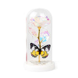 Valentine's Day gift for girlfriend LED light with acrylic cover rose-shaped lamp suitable for cake shops restaurants homes and holiday decorations