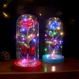 Valentine's Day gift for girlfriend LED light with acrylic cover rose-shaped lamp suitable for cake shops restaurants homes and holiday decorations