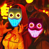 Luminous Mask Halloween Mask Poppy Playtime Atmosphere Props Game Time Sausage Mouth Monster