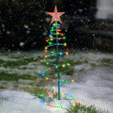 Solar Christmas tree for outdoor courtyard family party and store decoration during Christmas