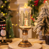 Christmas decorations candle lights Christmas crystal lights cartoon snowflakes children's birthday party gifts scene decoration