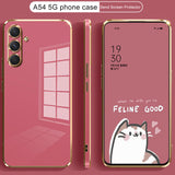 SAMSUNG A54 5G Fashion Electroplated Phone Case Drop Protection Case