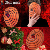 Naruto Obito Mask Costume Children and Adults Anime Cosplay Halloween Hoodie Prop Accessories Christmas Party Gifts
