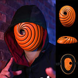 Naruto Obito Mask Costume Children and Adults Anime Cosplay Halloween Hoodie Prop Accessories Christmas Party Gifts