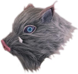 Demon slayer characters mask  Inosuke Hashibira Grey Role-playing costume accessories Halloween props Wild boar mask - Masktoy