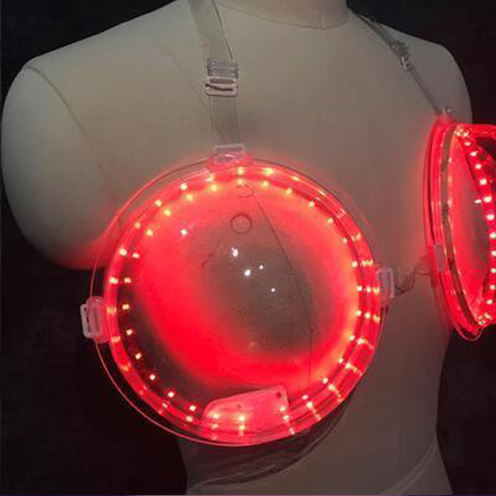 Sexy LED Light Up Wine Drink Bra for Women - Stunning LED Cocktail Bra ...